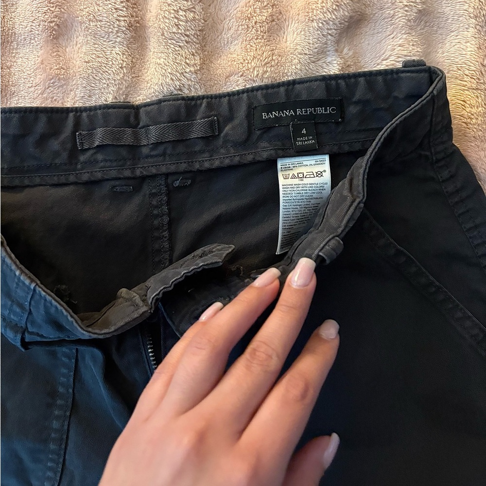 Banana Republic Charcoal Trousers